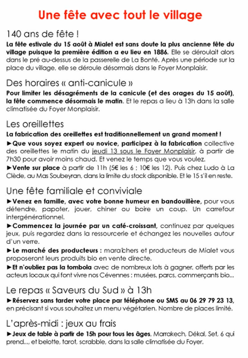 Affiche kermesse commentaires