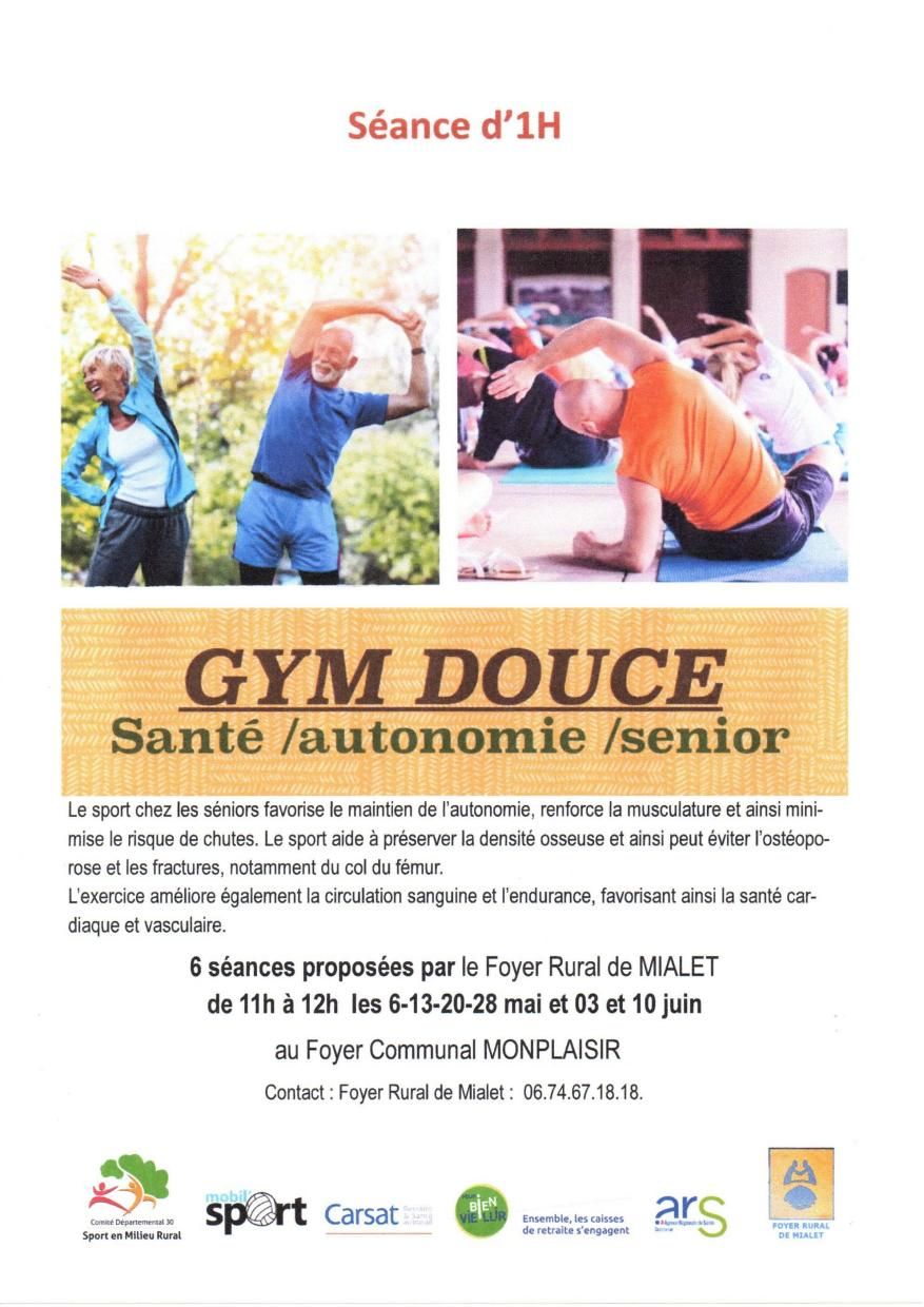 Affiche Gym