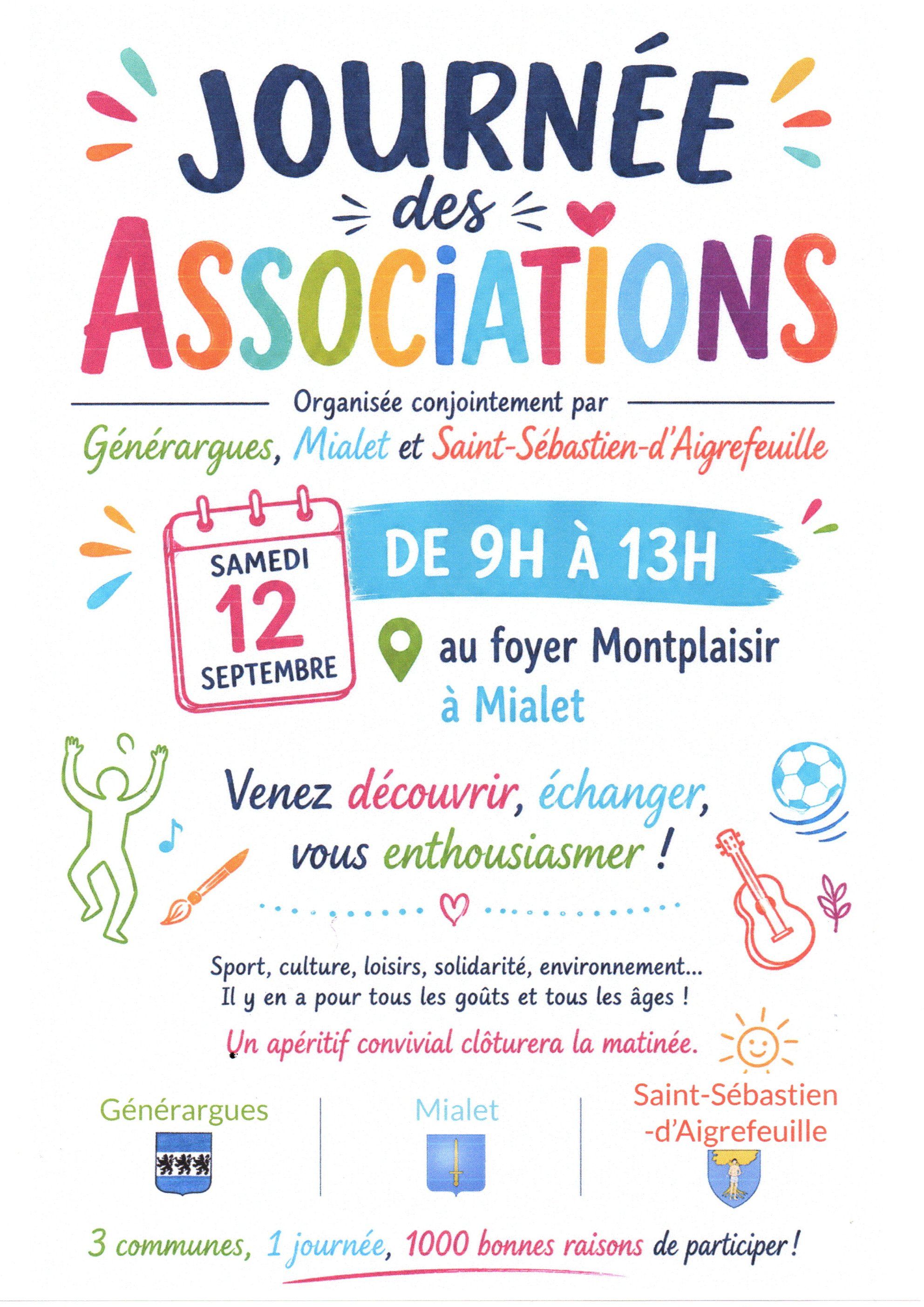 affiche journée des association