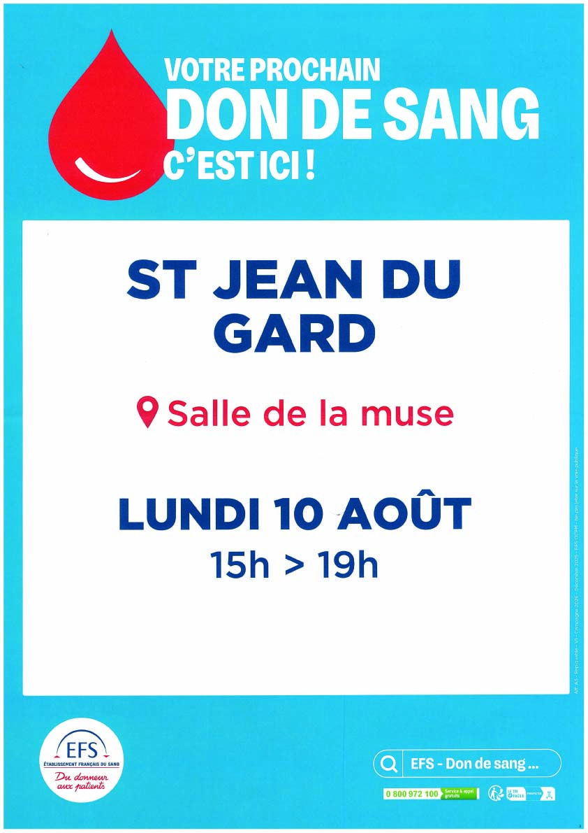 affiche don du sang